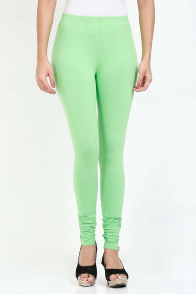 Buy TCG Light weight Comfortable Cotton Lycra Parrot Green Color  Leggings_GL001PG Online at Low Prices in India 