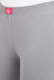 Women's Cotton Lycra Pale Purple Full length legging | sandgrouse