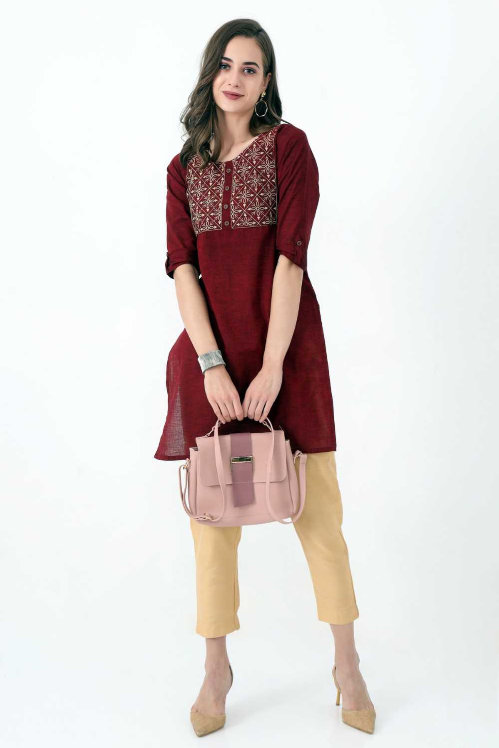 Details 160+ best combination with maroon kurti super hot