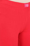 Women's Cotton Lycra Dark Orange Full length legging | sandgrouse