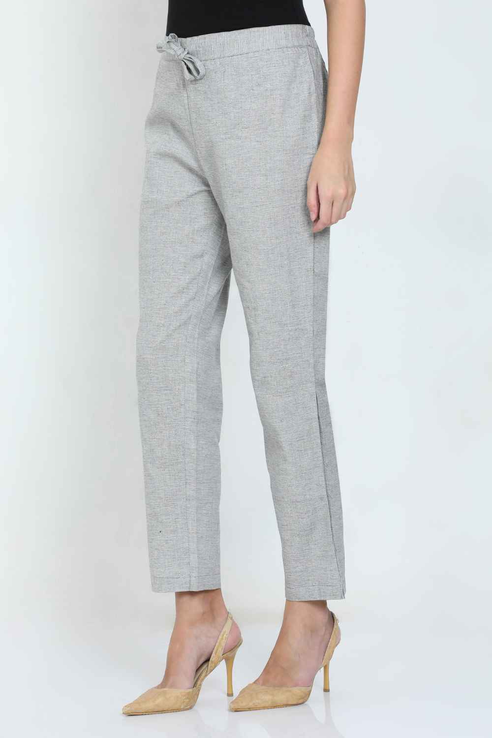 PARK AVENUE Slim Fit Women Grey Trousers - Buy PARK AVENUE Slim Fit Women  Grey Trousers Online at Best Prices in India | Flipkart.com